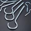 40/100Pcs Cup Screw Ceiling Hook 16mm-30mm Screw-in Metal Hanger Eye Bolt Picture Frame Plant Light Garage RV Outdoor/Indoor