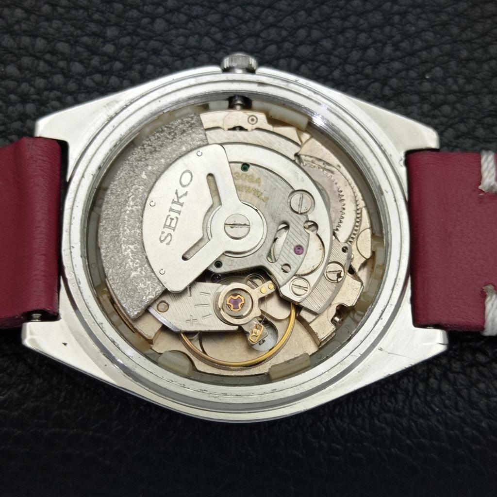 AUTOMATIC VINTAGE SEIKO 5 JAPAN 6309A MENS RED COLOR DIAL WATCH a701370-5 R206a-a701370