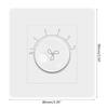 Universal Surface Mounted Ceiling Fan Speed Controller Fan Speed Control Switch Five-speed Electric Fan Switch Square