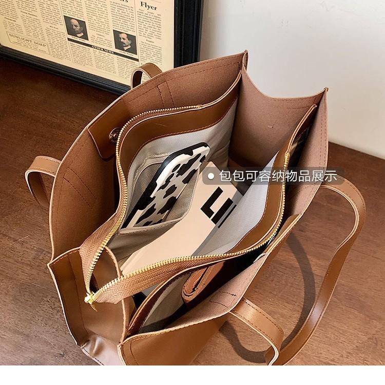 Work Commuting Tote Bag, Large-capacity Women's Single-shoulder Handbag, Stylish and Trendy Briefcase