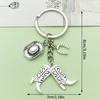 Retro Alloy Denim Boots Keychains & Charms: Unique Women's Accessories