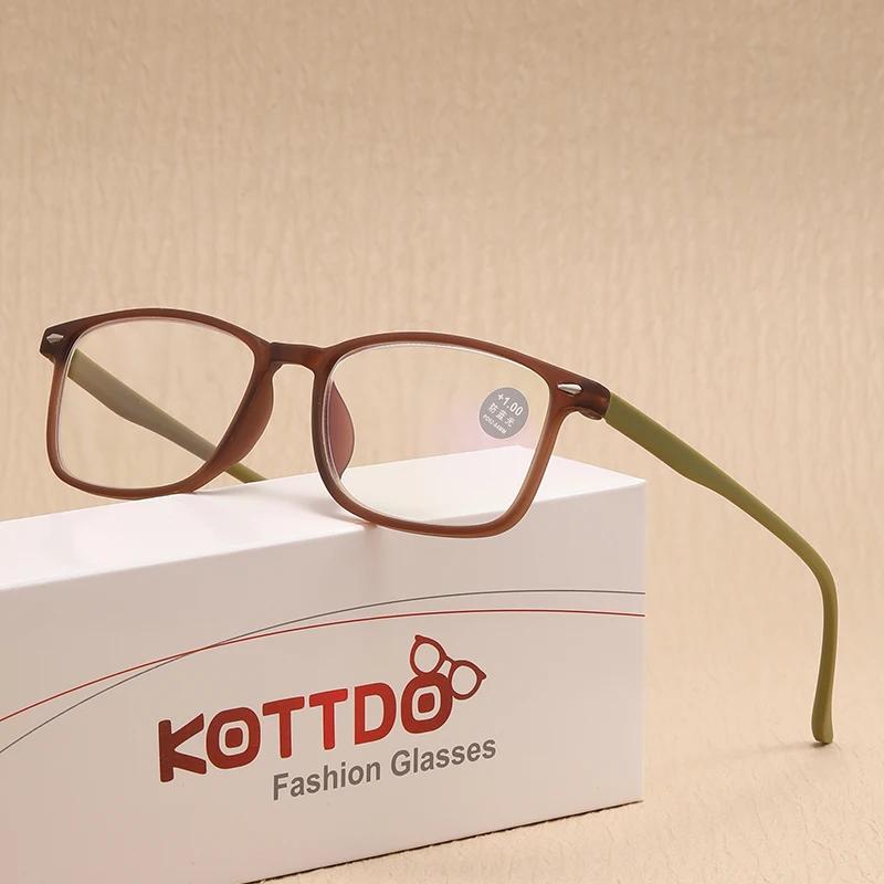 

Квадратные женские очки для чтения с защитой от синего света, пластиковые, компьютерные, при дальнозоркости, пресбиопии, мужские очки для чтения +1.0 +1.5 +2.0 +4.0 коричневый
