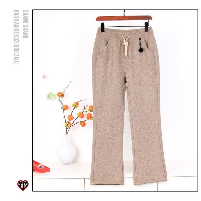 

Брюки из антилопового бархата женские новые маленькие универсальные большого размера женские брюки осенние женские брюки женские прямые брюки 5XL [140-77.5 kg