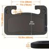 Car Steering Wheel Tray Table-made of ABS Material, Suitable for Cars,trucks and SUVs,can Be Used for Office,dining and Reading.
