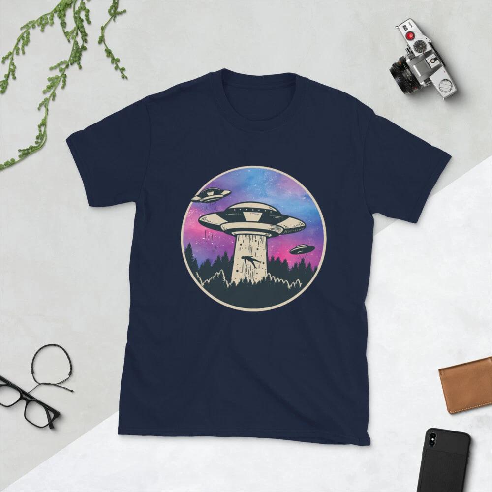 UFO Alien Abduction Short-Sleeve Unisex Children s Children s T Children s T-shirt 150