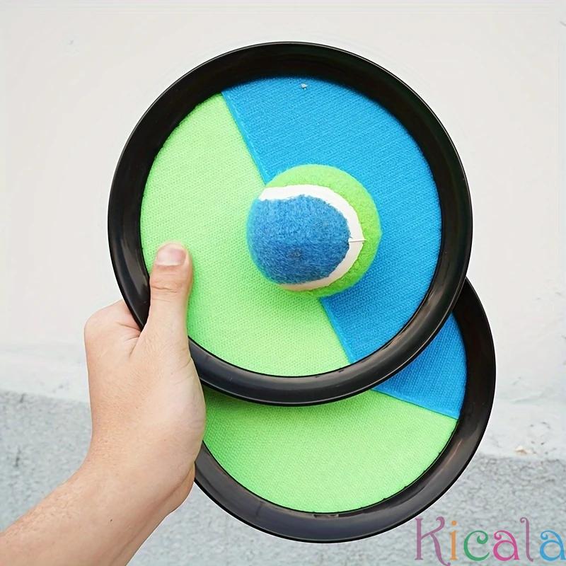 Children's Sticky Racket Sets Outdoor Interaction Ball Parent-Child Playing Catch Ball Kids Throwing Ball Sport Toys Dodgeballs
