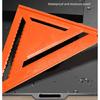 High Accuracy Angle Drawing Measuring Triangle Ruler Rafter Square Layout Tool for Woodworkers and Handicraft Craftsmen