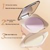 GECOMO Lightweight Veil Soft Focus Powder: Matte, Concealing & Brightening Long-Lasting Compact/Loose Setting Powder.