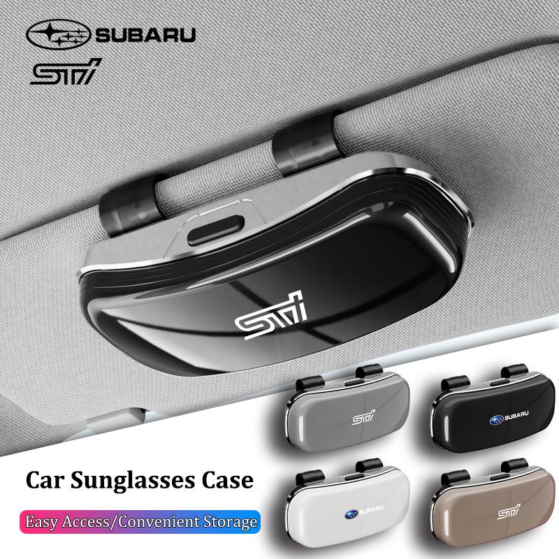 Subaru Car Sun Visor Glasses Case Sunglasses Storage Clip Card Ticket Holder For STI Outback Smart Impreza Mpreza Ascent BRZ WRX wue5