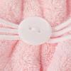 Adjustable Hair Drying Cap Hair Wrap Towel Featuring Cute Cat Ears Design**