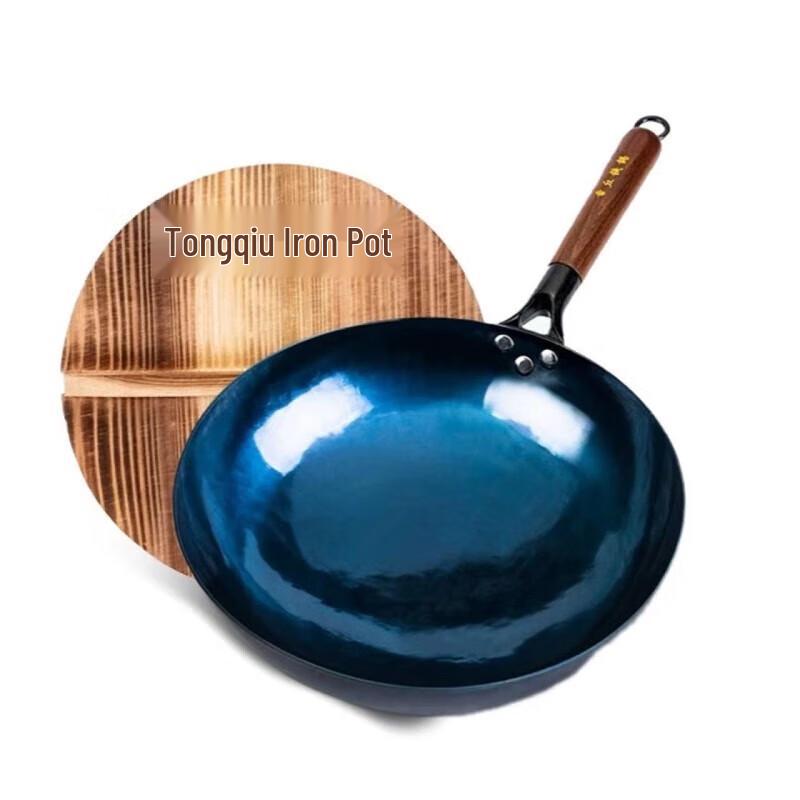 Jin Weide Zhangqiu Hand-Forged Wok with Lid