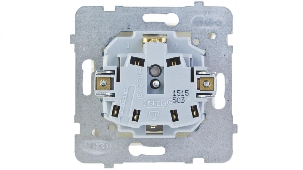 Karo Single Socket Z/U Ecru Pearl Gp-1Sz//42