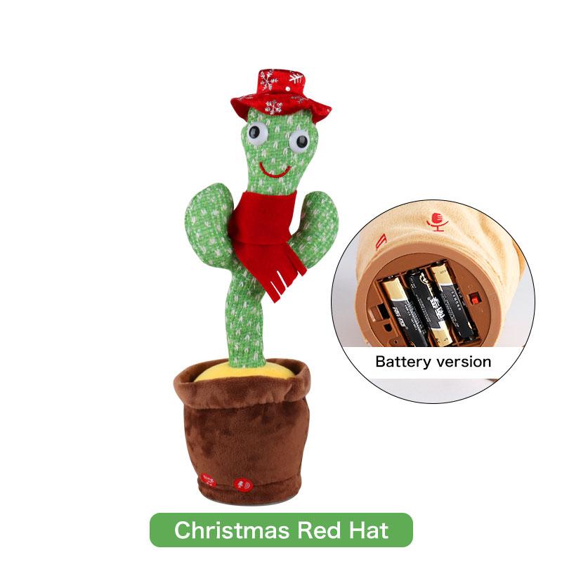 2023 the Most Popular Children Plush Toys Singing Dancing Funny Shakeology Stuffed Dancing Cactus Plush Electric Toys