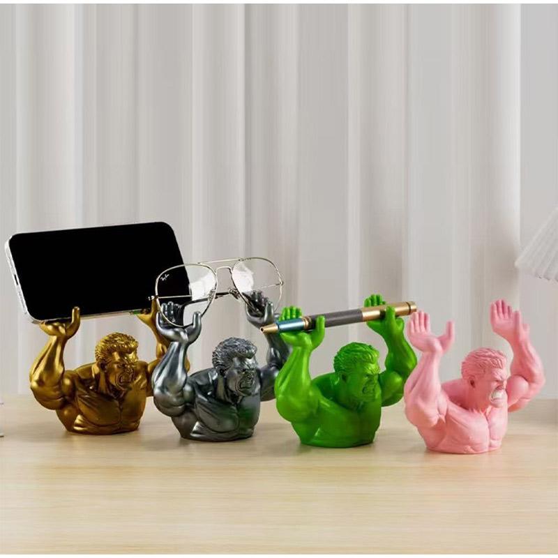 Funny Crab Pen Holder Desktop Creative Lift Weight Stationery Organizer Cute Decor For Desk Work Office Study Ins Aesthetic 2026
