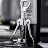 Deschizător de vin Deschizător de vin roșu din oțel inoxidabil Tip aripă Sommeliere din metal Tibușon Deschizătoare de sticle Tibușonuri Dispozitiv de îndepărtare a dopurilor de vin