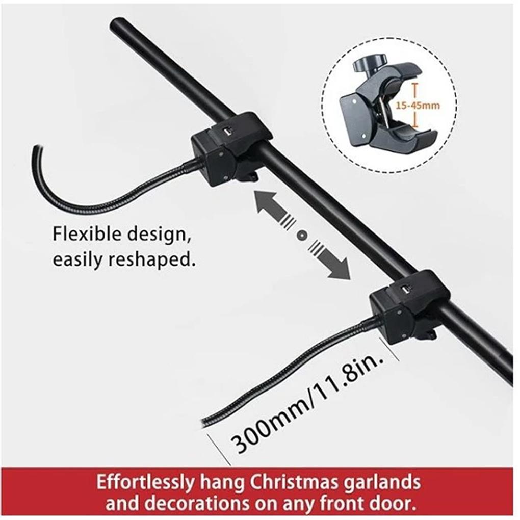 Porch Hook, Adjustable, Durable Christmas Decoration Will Damage no Screws, or to Suitable for Accessories, Etc