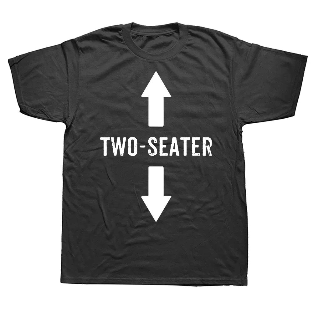Two Seater T Shirts Graphic Cotton Streetwear Short Sleeve Two Seater Dad Adult Humor Gifts Summer Style T-shirt Mens Clothing S