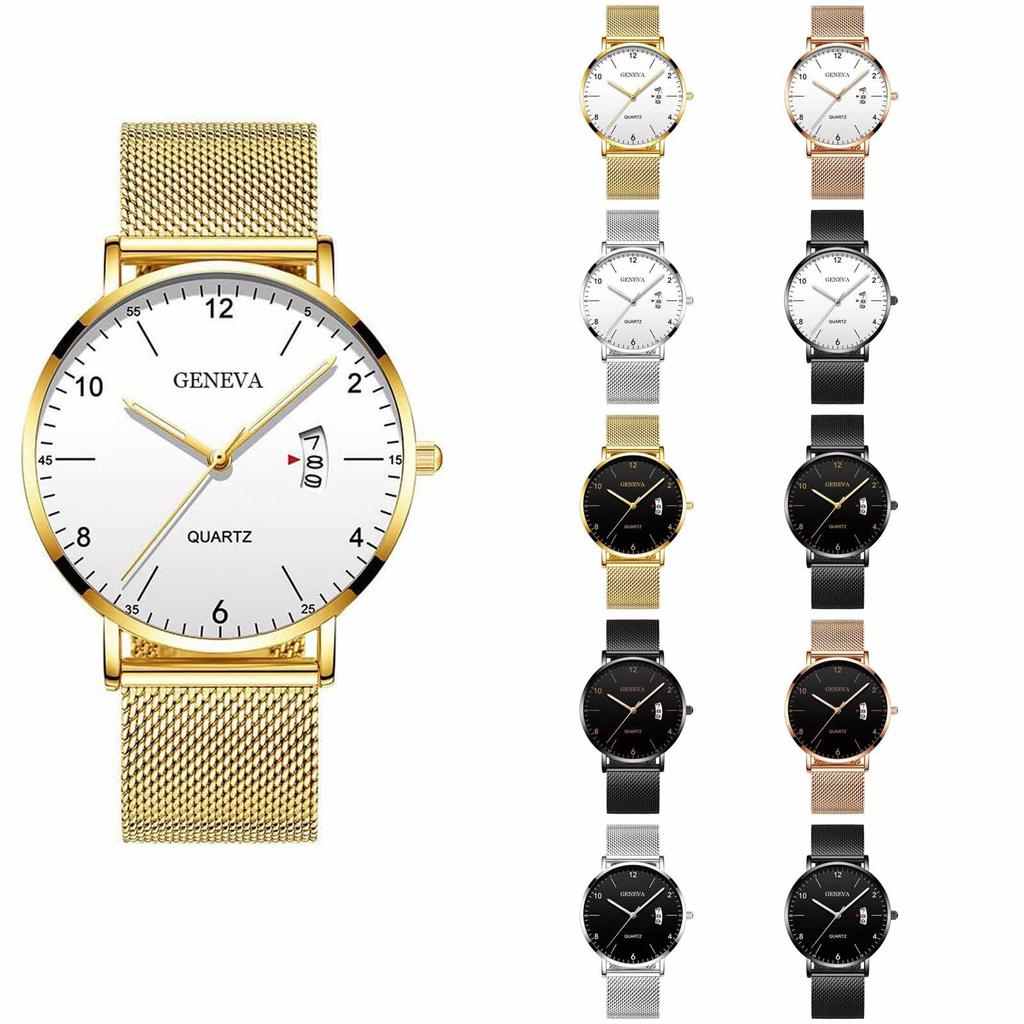 Men's Luminous Running Alarm Clock Watch