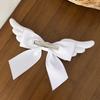 2Pcs/Set Angel Wings Bow Hair Accessories Two Tone Satin Hairpin Girl Heart Back Head Top Clip Side Clip Headpiece Accessories