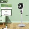 Camel Silent Solid Color Electric Fan: Compact Floor/Table Standing with Remote Control