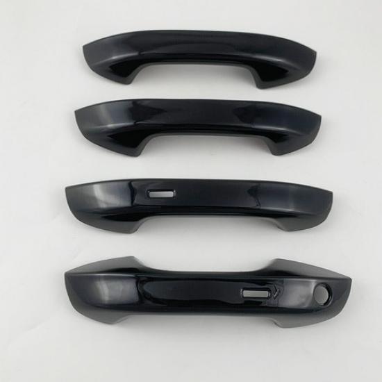Gloss Black Car Door Handle Covers Trim For Volkswagen Golf 8 Mk8 GTI -2024