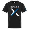 2026 Spacex Space X Logo Estampado Verano Unisexs Nueva Camiseta Básica de Manga Corta Tops Refrescantes de Secado Rápido