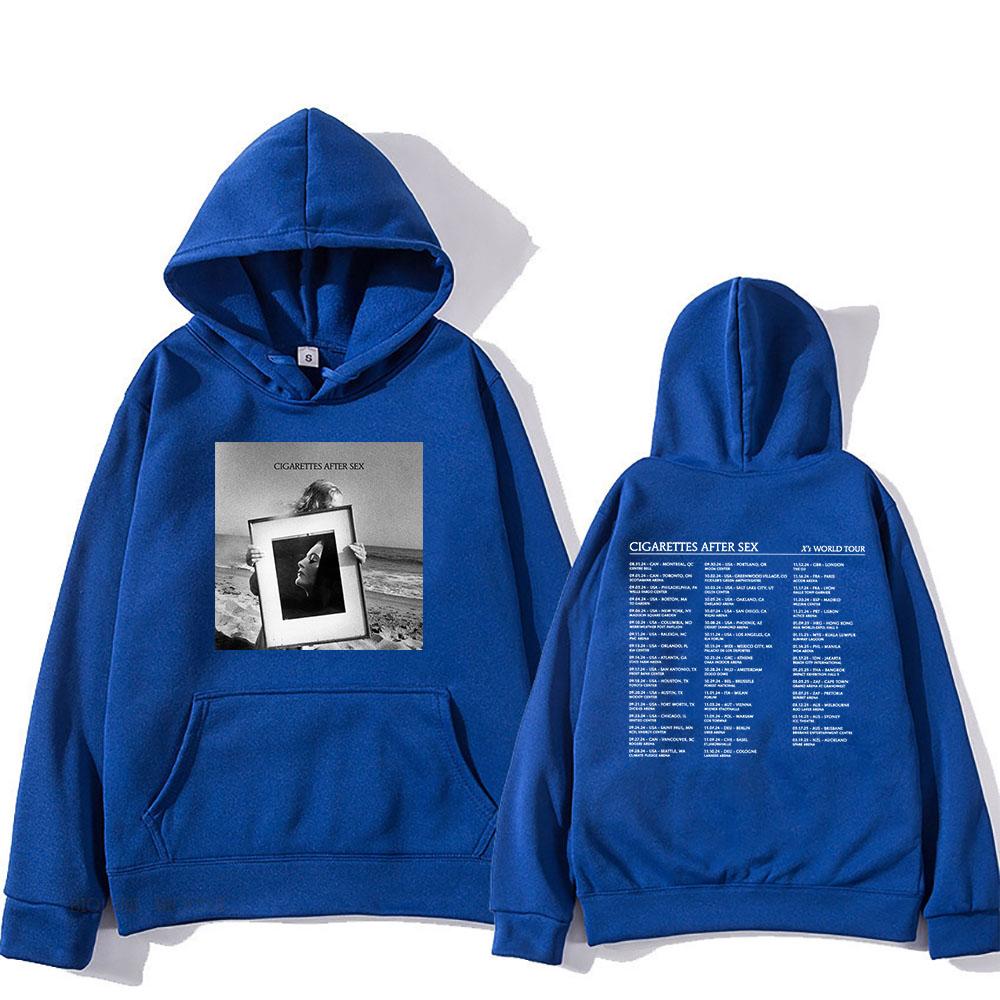 World Tour Cigarettes After Sex Hoodies Winter Men Women Heavy Mental Sweatshirts Long Sleeve Graphic Print Sudaderas