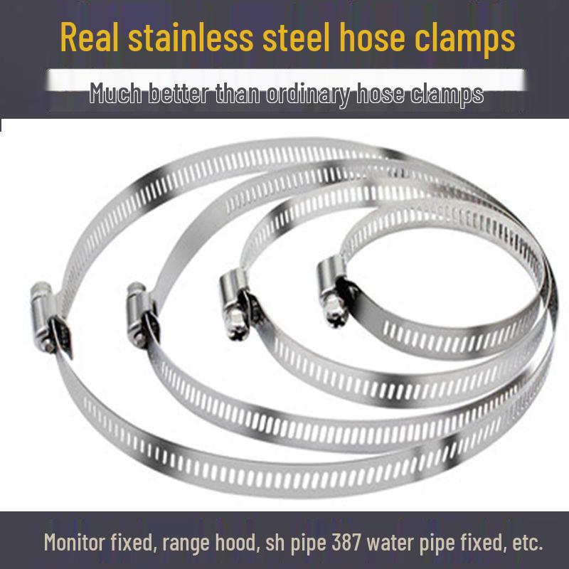 Heavy-Duty Waterproof Stainless Steel Pipe Clamp for Utility Poles