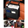 Portable PU Leather Hanging Multifunction Car Seat Storage Bag Auto Accessories