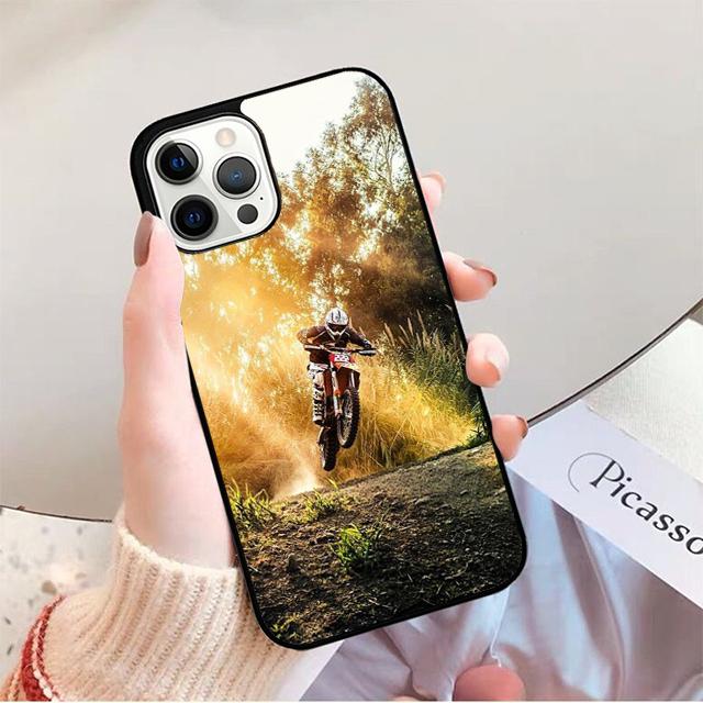 Moto Cross motorcycle sports Phone Case For iPhone 17 Air 16 15 14 13 12 Pro Max Plus Max Cover Shell