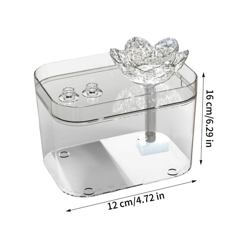 Cat Water Fountain USB Pet Filter Dispenser Silent Automatic Cat Water Fountain For Indoor Home Kitten Dog