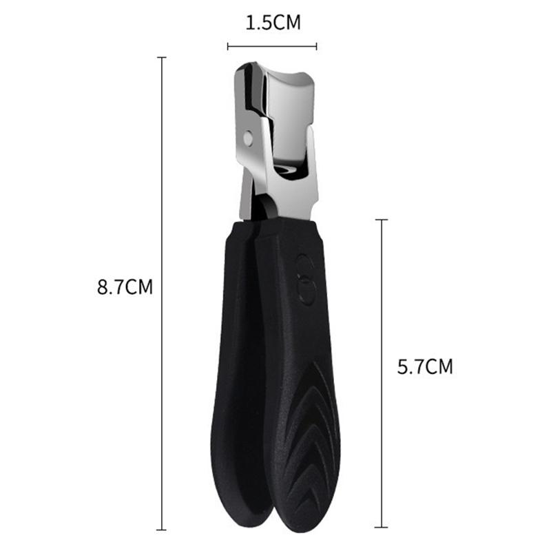 Große Öffnung Spritzschutz Nagel Dicke Knipser Harter Nagel Spezialnagelknipser Einzelnagelknipser Haushalt Zehennagelknipser