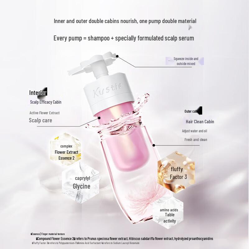 Kustie Chamomile Dual-Chamber Shampoo