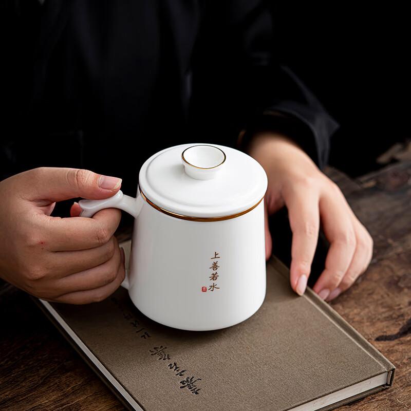 Tang Feng Ceramic Tea Infuser Office Mug