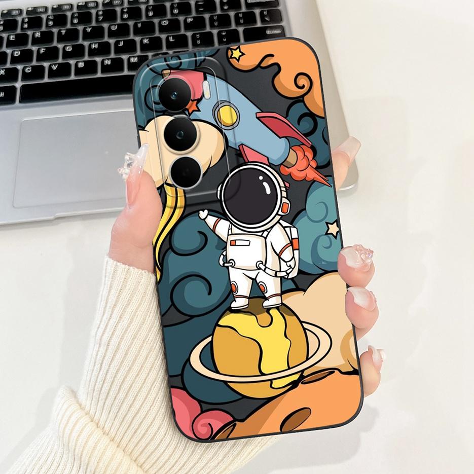 For Realme C75 Case RMX3941 Cute Cat Dinosaur Cartoon Cover Soft TPU Phone Case For Realme C71 C 75 RealmeC75 X C75X Fundas Bags
