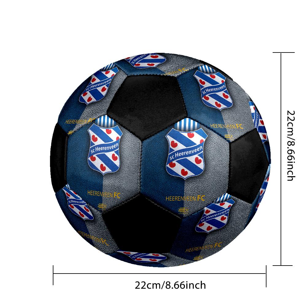 GRÖSSE 5 SC Heerenveen Fußball Bunt Alle Altersgruppen Maschinengenäht PVC Wettkampfbereit Langlebig Hoher Rückprall