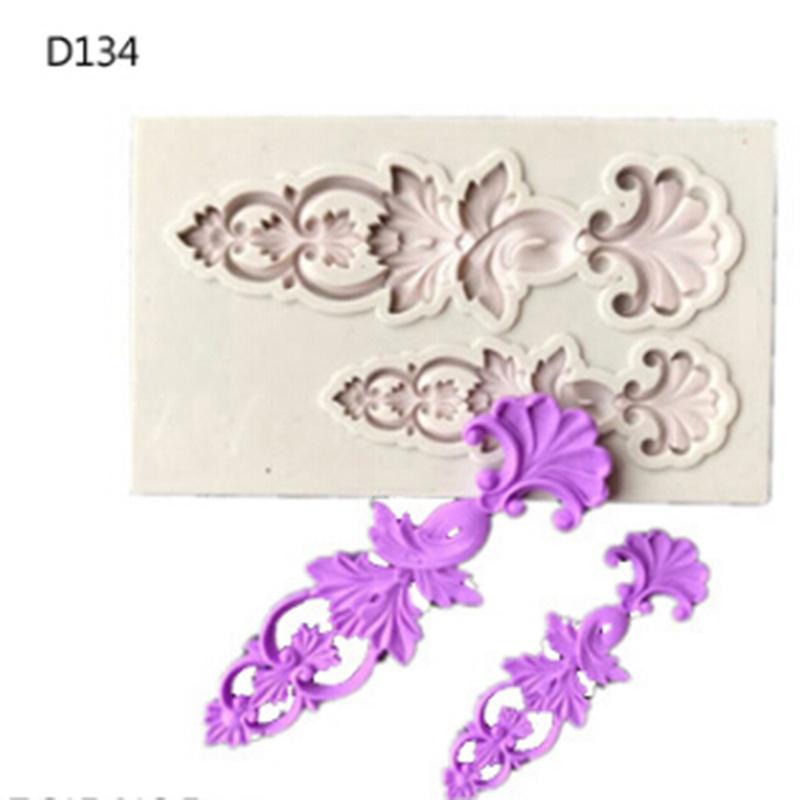 Formy silikonowe 3D w stylu europejskim Koronki Sugarcraft Formy do czekolady Kremówka Formy silikonowe do ciasta