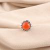 Natural Carnelian Gemstone 925 Sterling Silver Jewelry Handmade Beautiful Ring RR-7-32