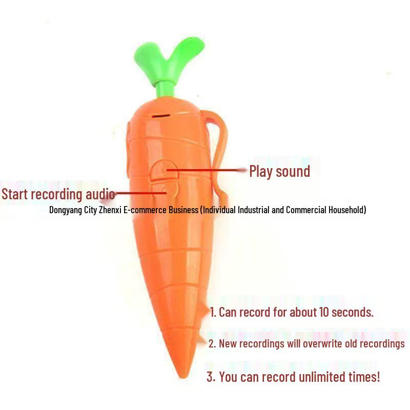 

Judy Carrot Voice Recorder Pen - Zootopia Inspired Student Children s Fun Pen