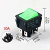 6-polige 2-Positionen Kippschalter 30A 250VAC LED-Licht Schalter für Boote Marine Schalter für Auto Boote Breadboards