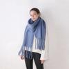 Autumn Winter Classic Female Cashmere Shawl Cashmere Scarves Pashmina  Wraps Solid Scarf