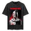 Terrifier Film Horror Poster Kunst T-Shirt Lässiges Arbeits-T-Shirt