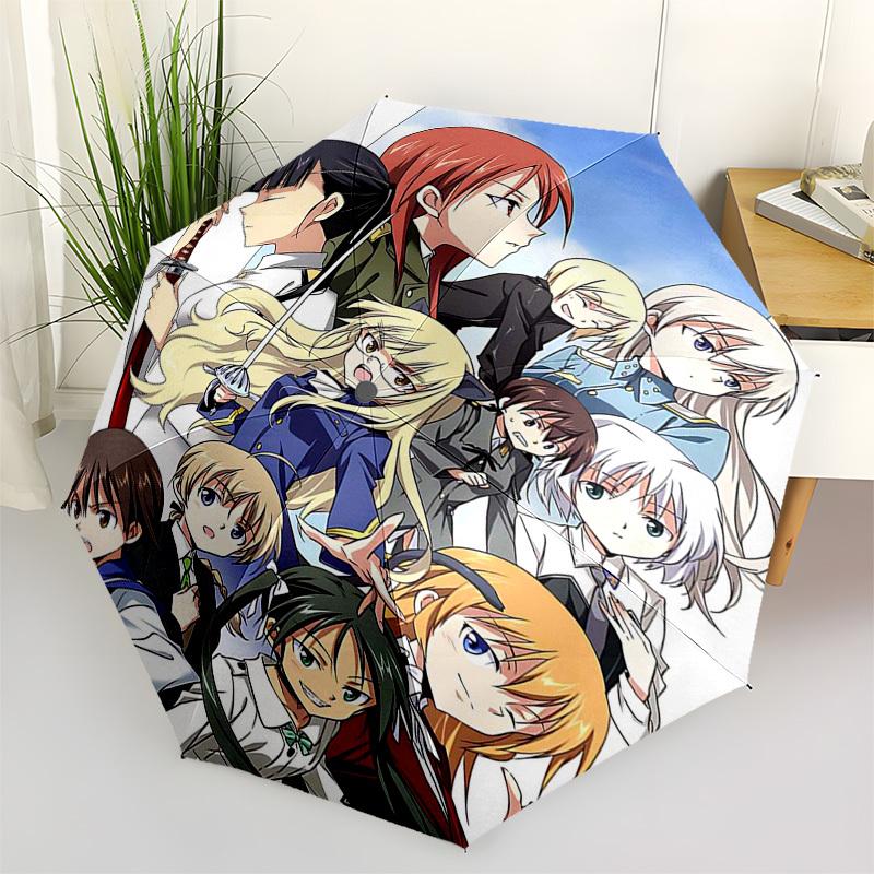 

1pc Outdoor Umbrella with Sword Art Online Characters - Automatic Opening/Closing, Portable 3-Fold Design, Iron Frame, Perfect Gift for Fans, Tra