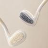 Golf Design Toilet Brush with Base Wall Hanging 360 Degree Cleaning Bathroom Cleaning Brush Double-Sided Brush Flexible Rubber