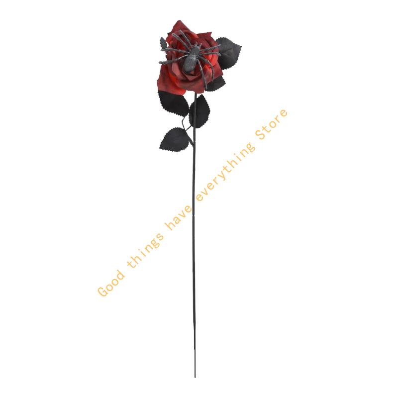 

Flexible Skeleton Hand Rose Flower Stem Bouquets Halloween Decoration Adjustable Silk Floral Arrangement Accessory 55KF красный