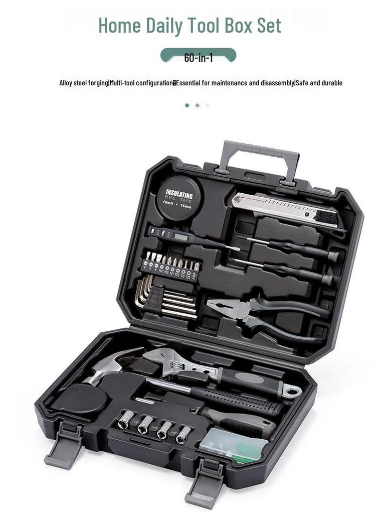 Complete Household Tool Set: Wrenches, Screwdrivers, Pliers, and More