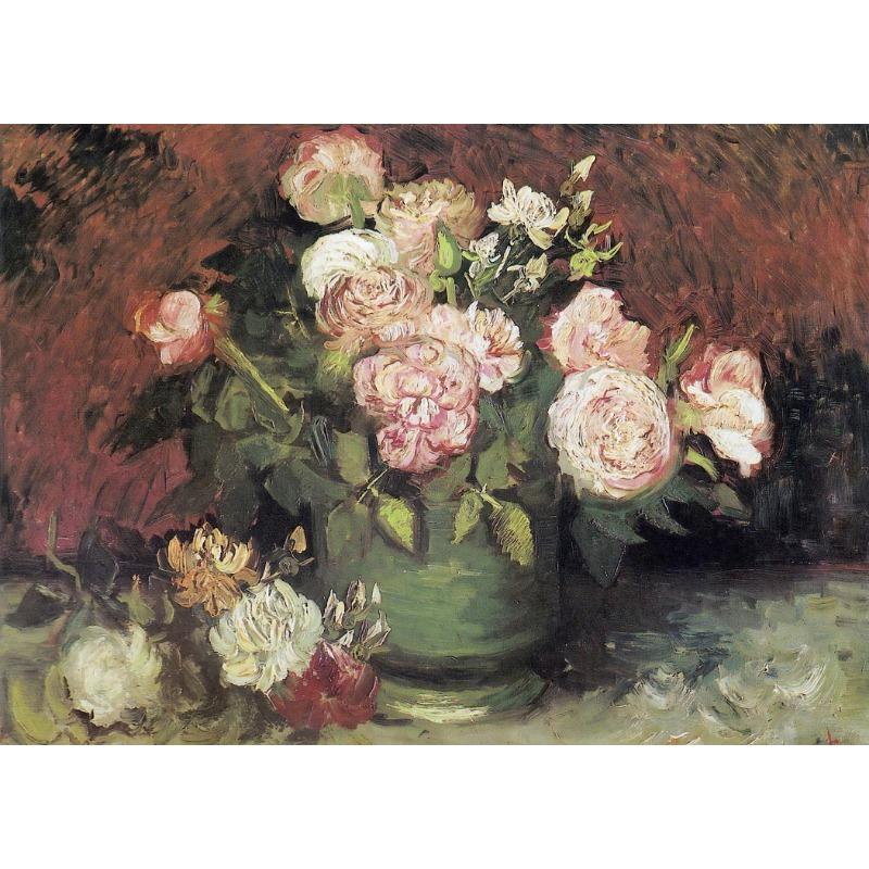 Van Gogh Famous Painting Still Life Flowers Posters Prints Canvas Printing Vintage Wall Art Picture for Living Room Home Decor