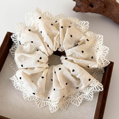 

Lace Scrunchies for Women Elagant Hair Rope Ties Elastic Hair Bands Ponytail Holder Rubber Band Female Hair Accessories Headwear