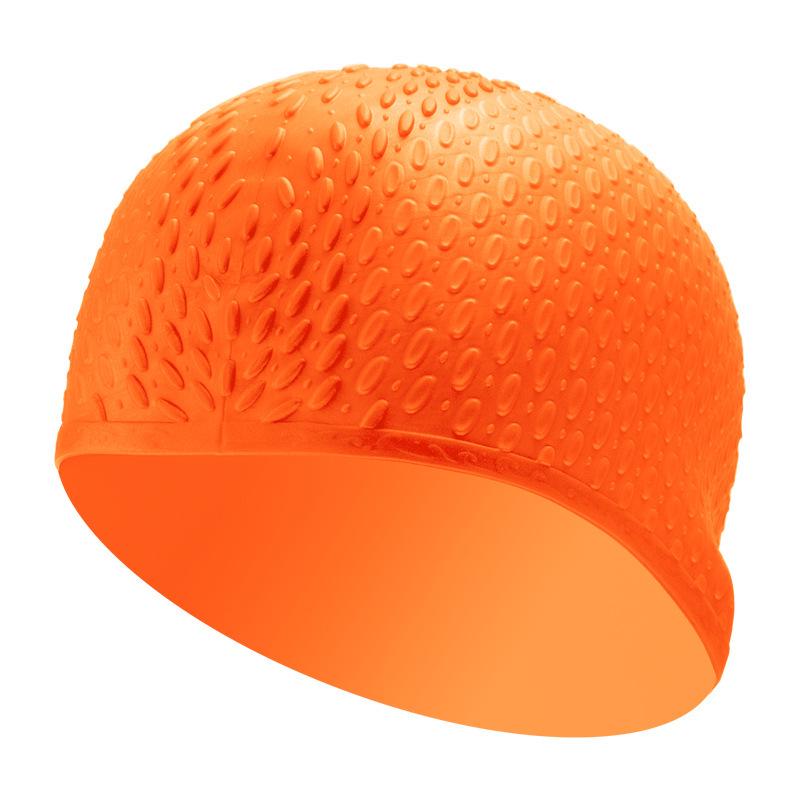 Silicone Swim Cap with Ear Protection - Comfortable, Non-Squeezing for Adults, Men & Women, Multi-Color Options