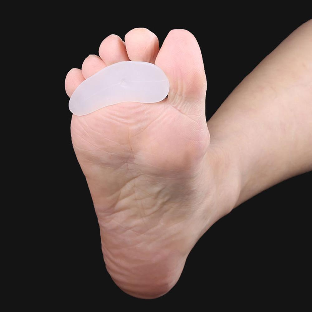 Silicone Toe Varus Corretcor Ergonomic 3-Hole Overlapping Toe Corretcor Elastic Bent Toes Straightener Soft for Foot  Relief
